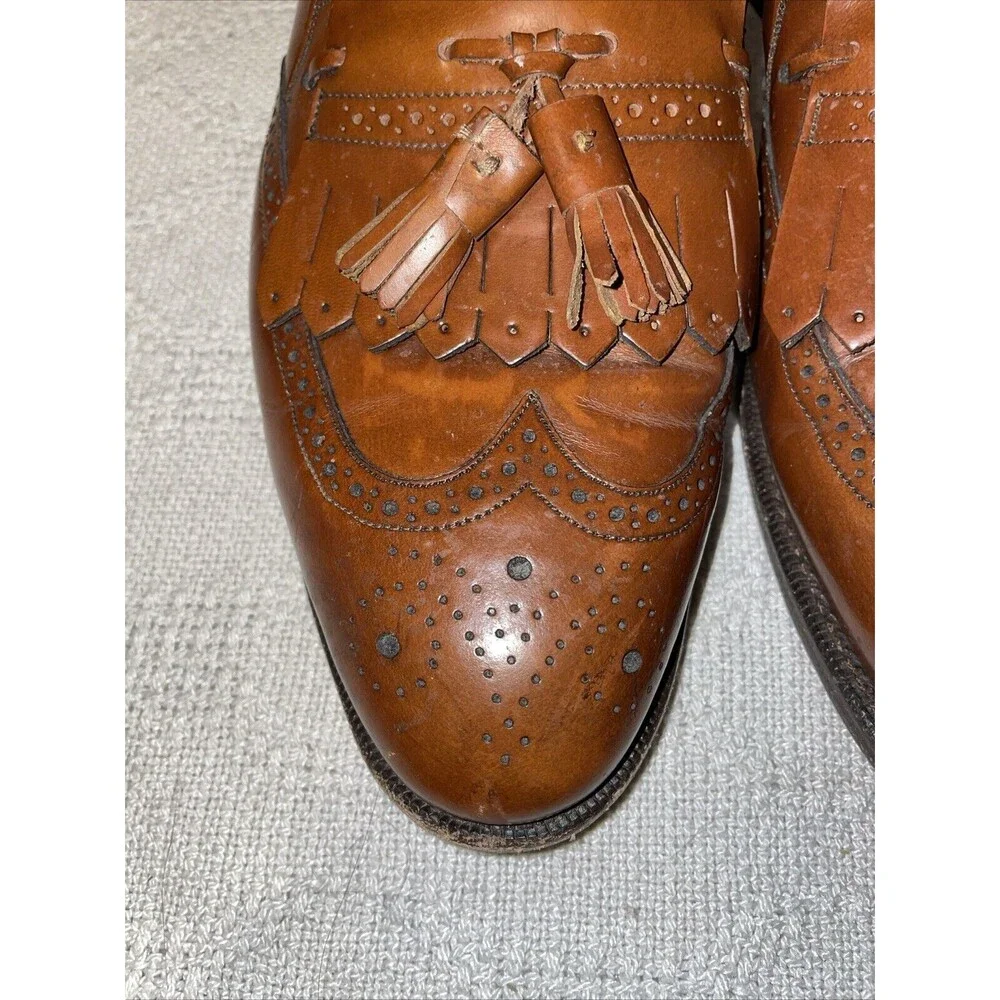 Johnston & Murphy Optima Men’s Dress Shoes Size 10.5 D Brown Leather Business